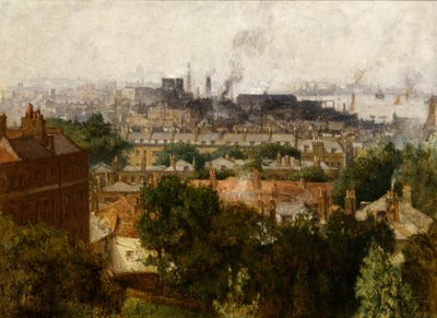 Londres et la Tamise depuis Greenwich, vers 1890 - John Auldjo